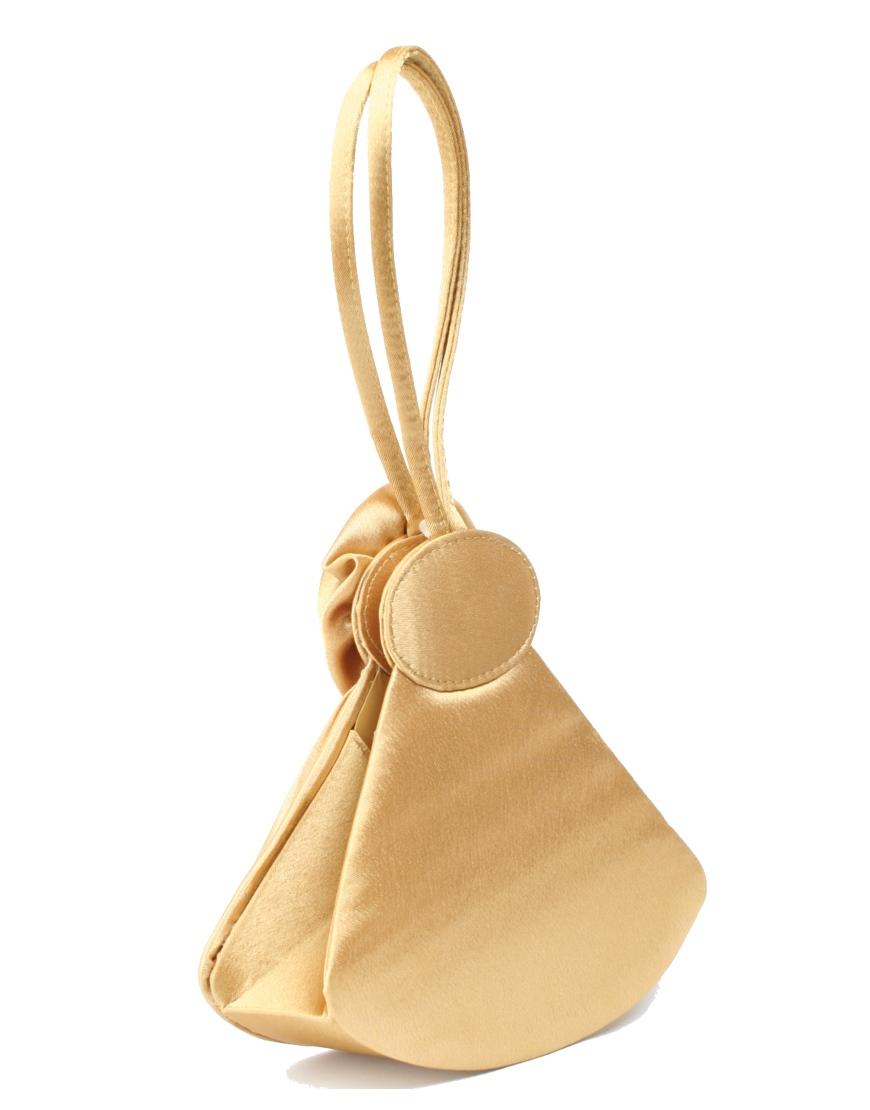 Satin Pleat-Rose mini bag