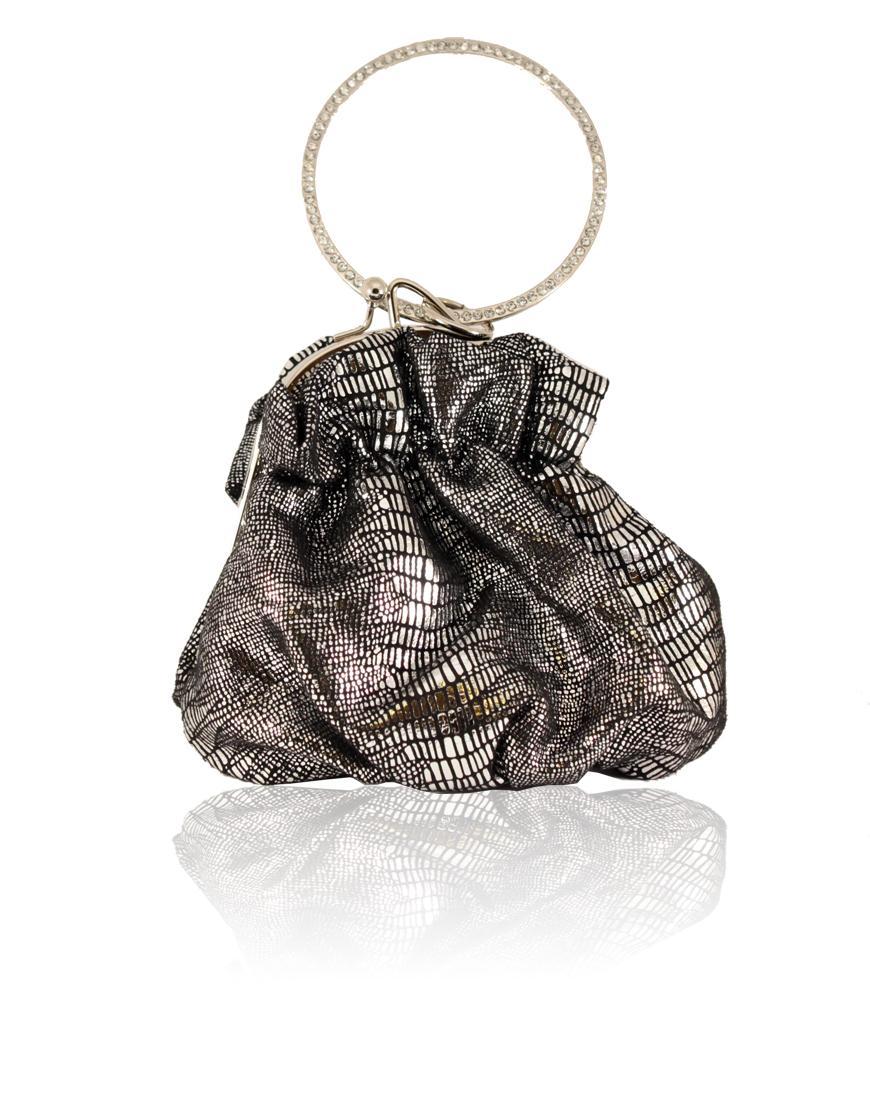 Diamante ring bag