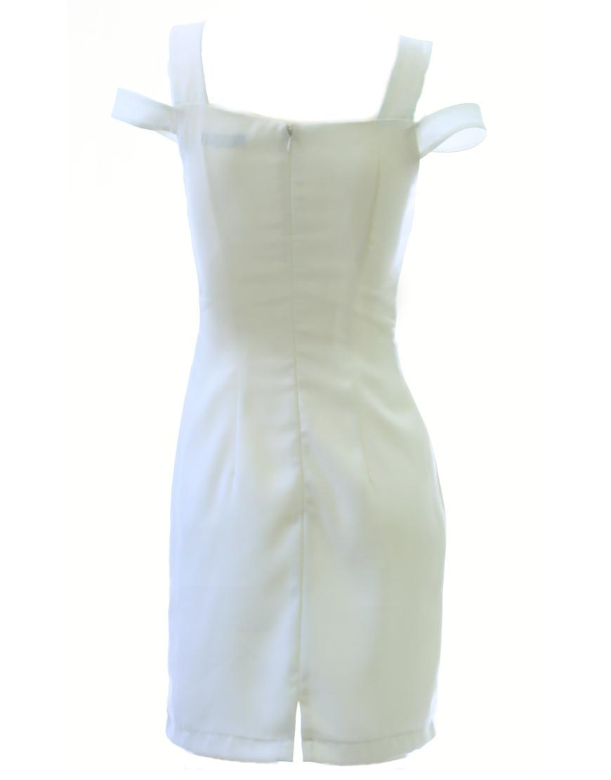 Bow-waist mini dress