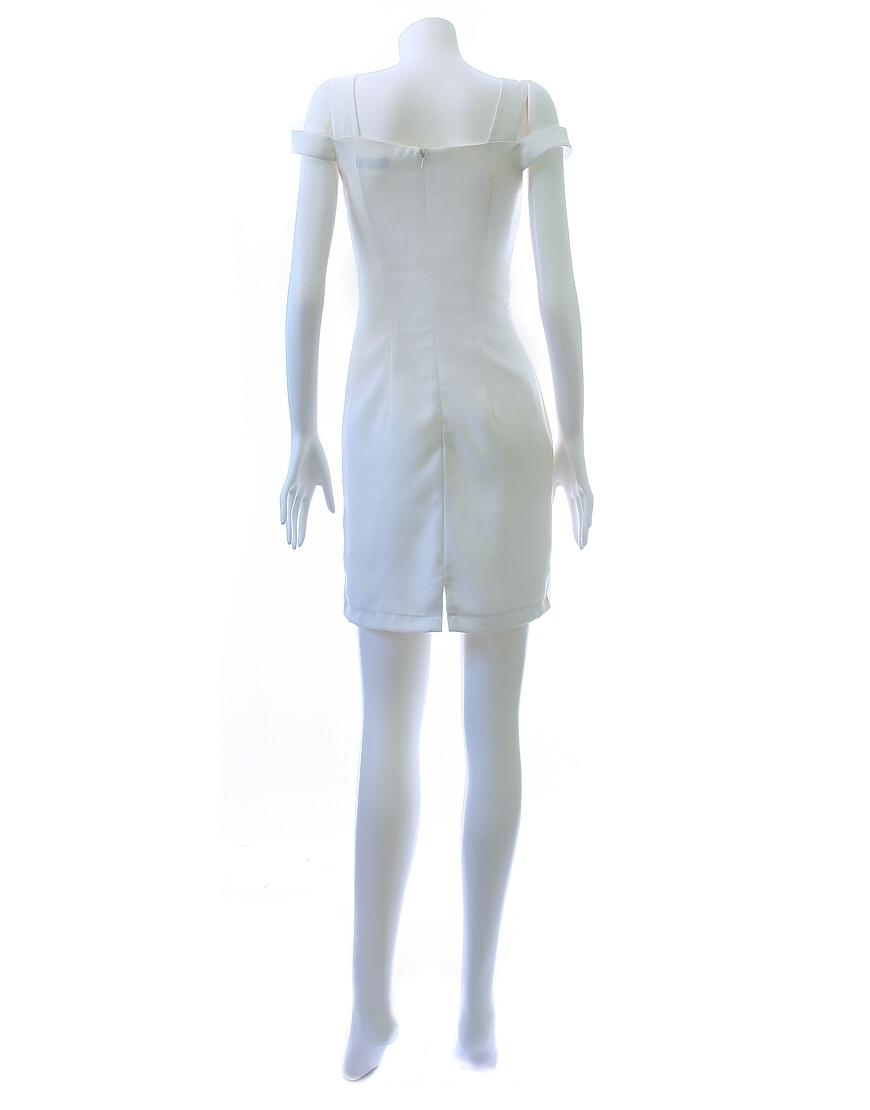 Bow-waist mini dress