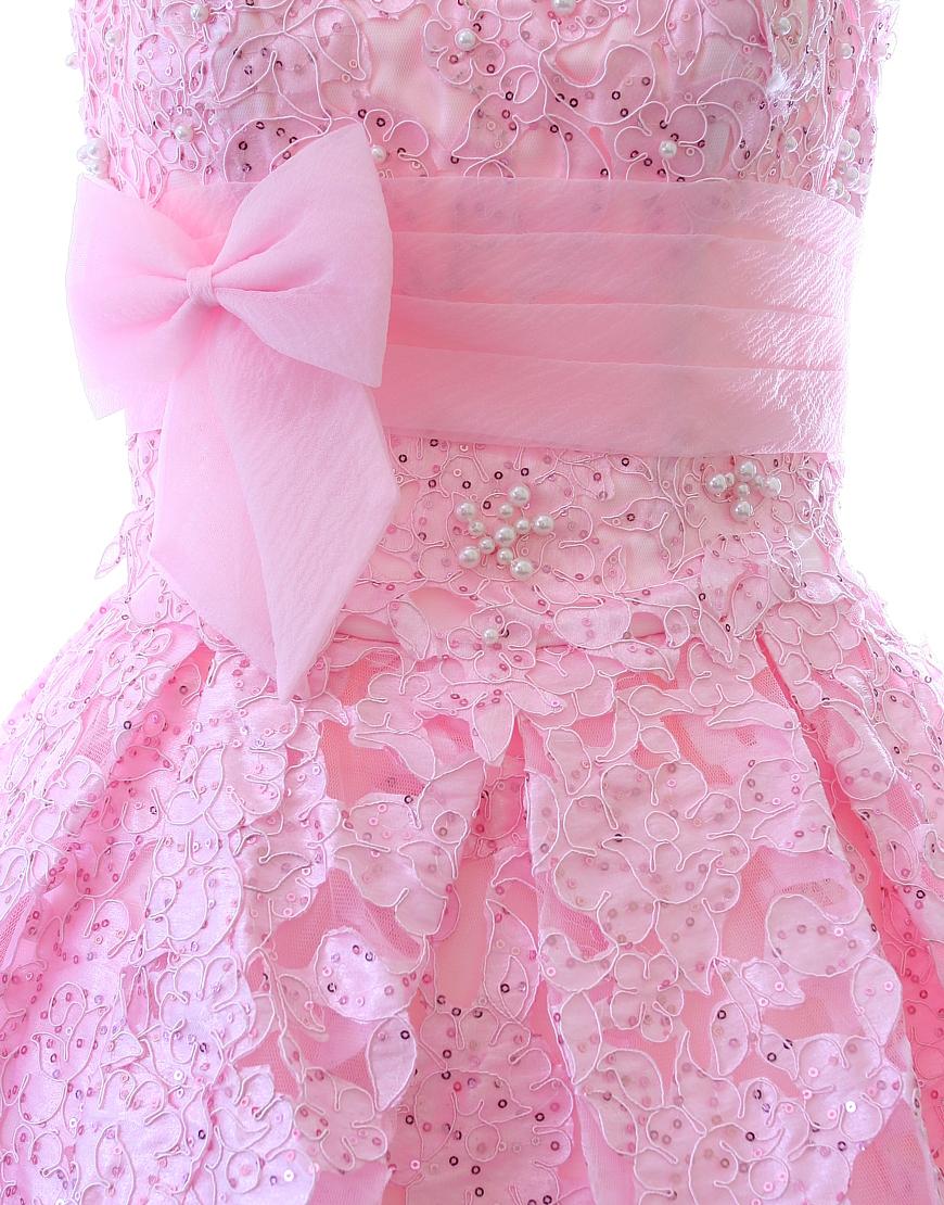 Embellished embroider prom dress