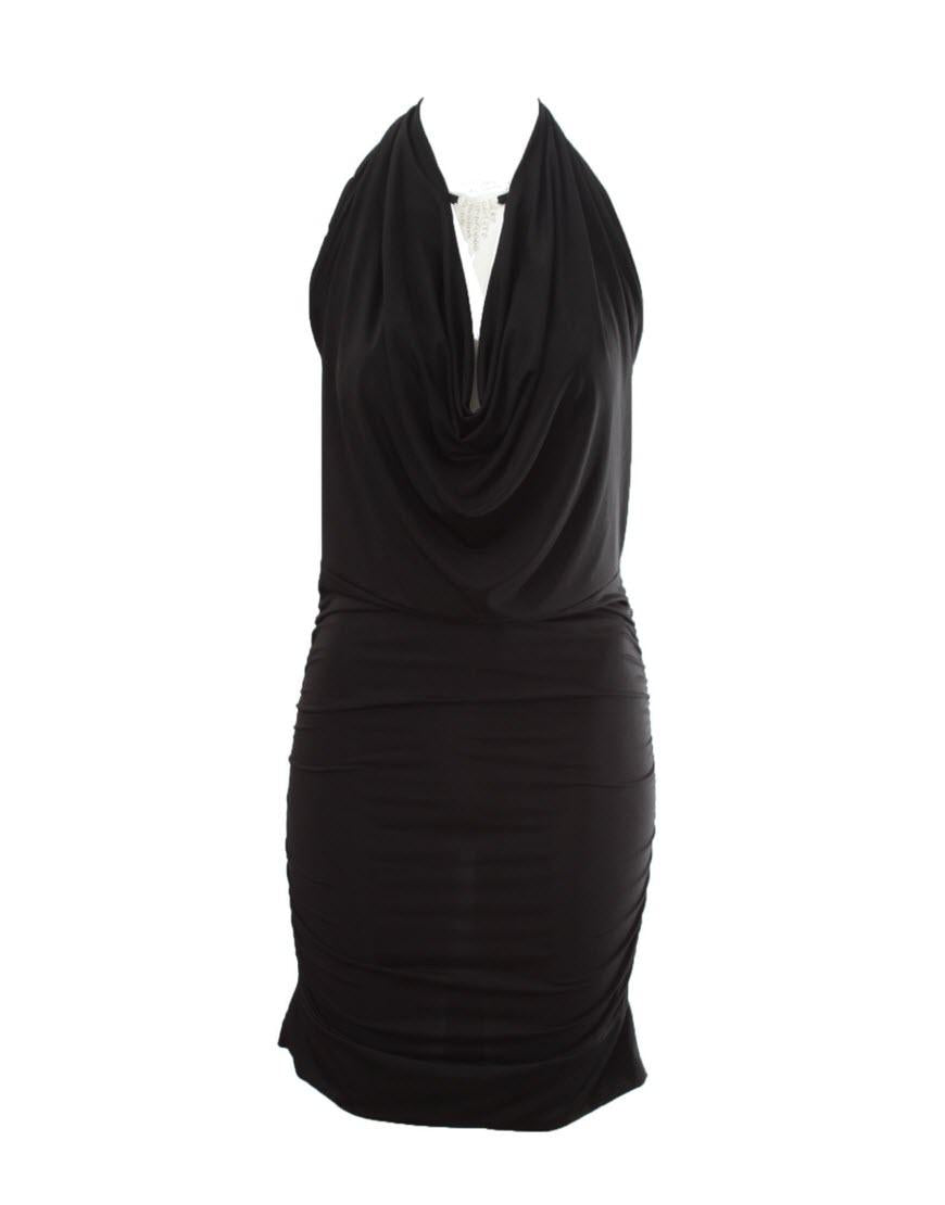 Halter Neck Diamante Dress