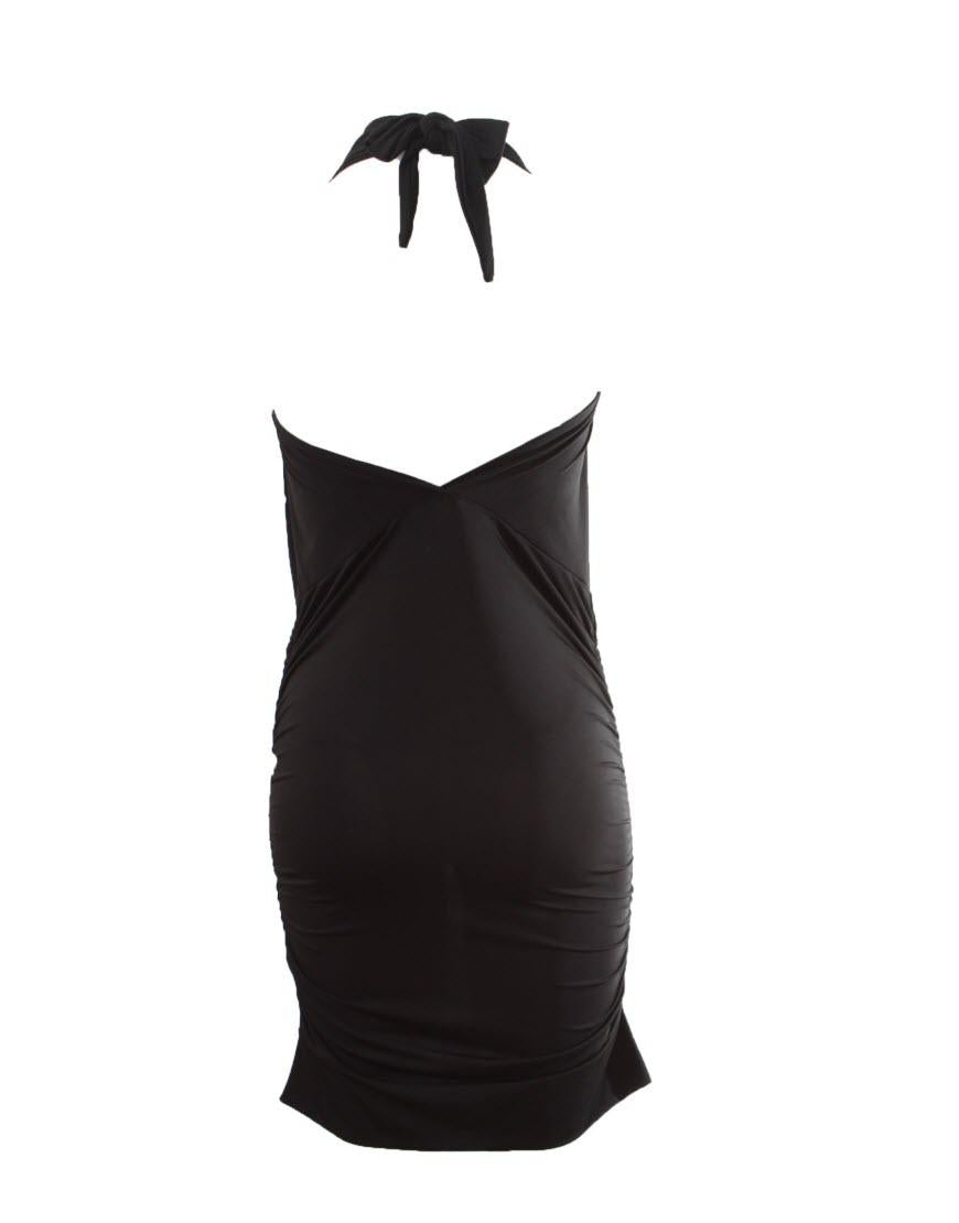 Halter Neck Diamante Dress