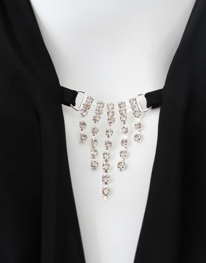 Halter Neck Diamante Dress