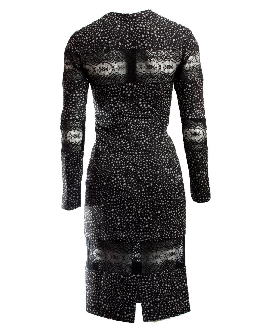 Star print dress style Lily Allen in ELLE magazine (small stars)