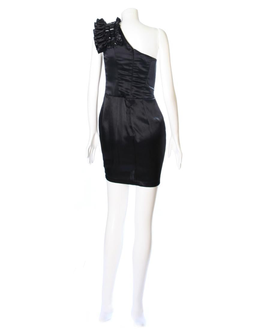 One shoulder embellished dress