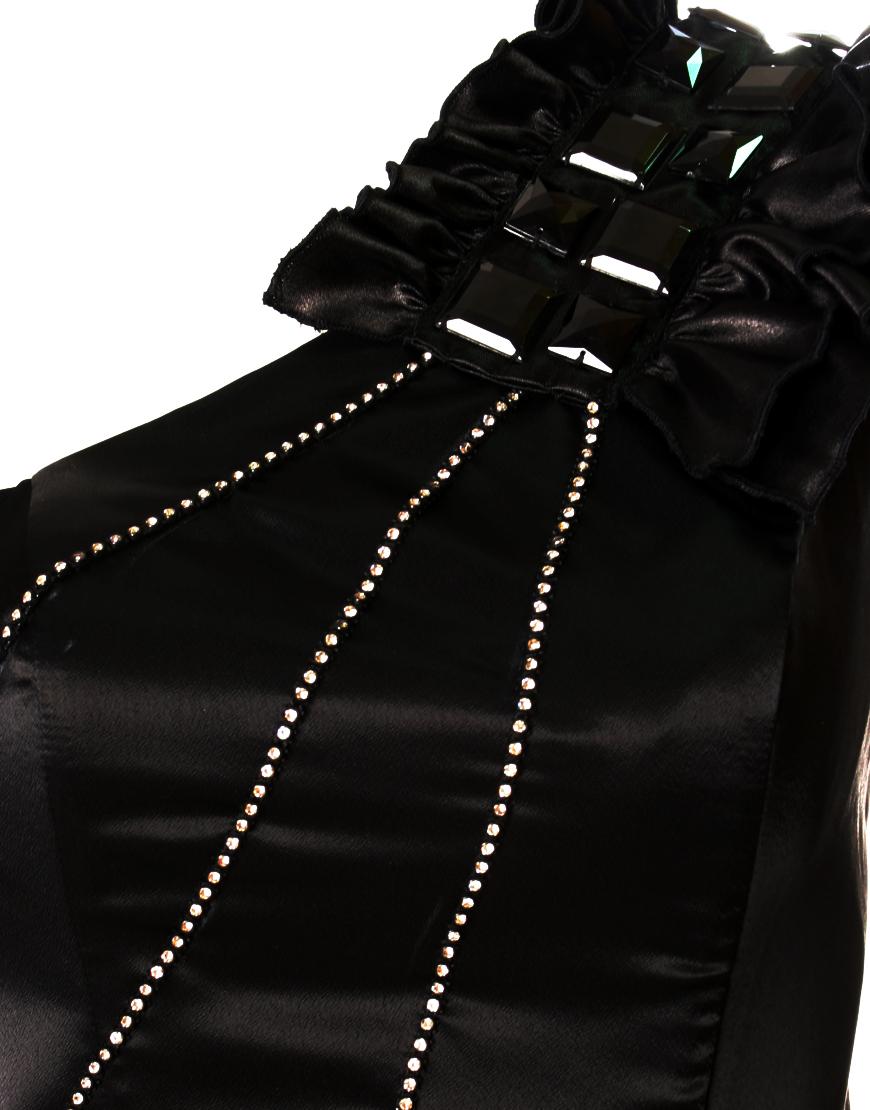 One shoulder embellished dress