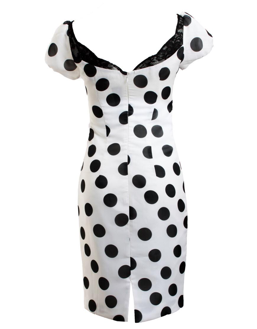 Polka dot puff ball dress as worn by Lydia Bright