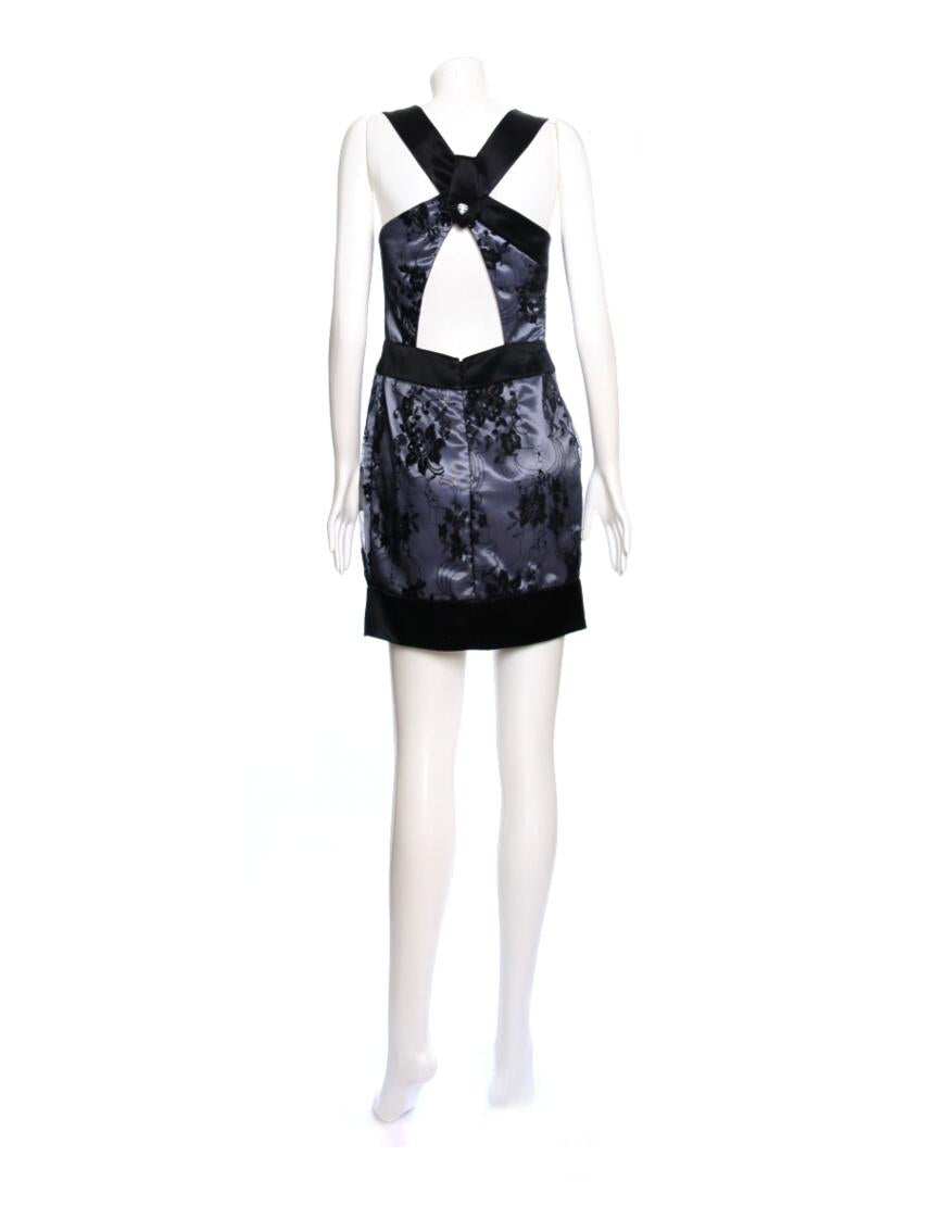 Lace Panel Mini Dress
