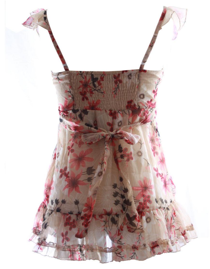 Floral laser-cut jewelled top