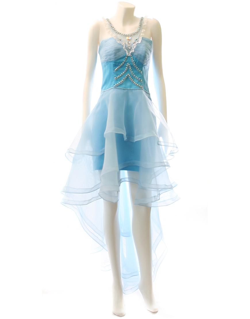 Diamante top organza Tiered Dresses