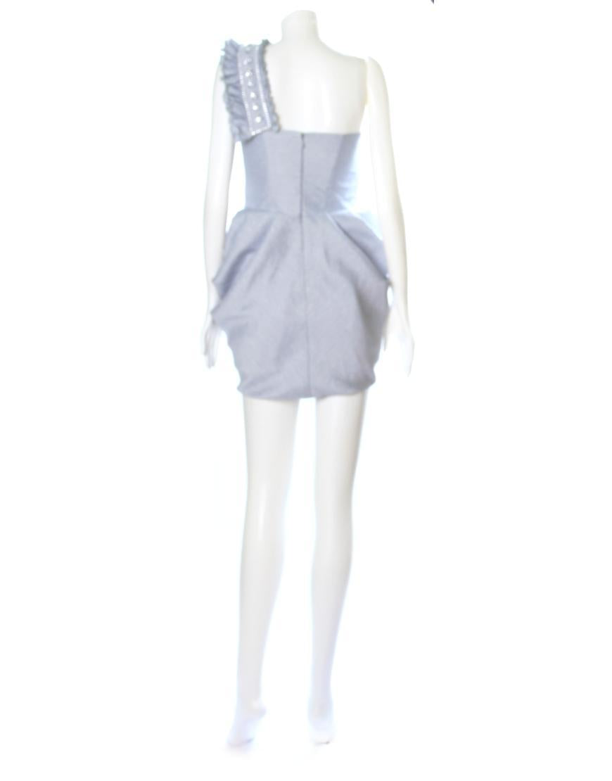 Embellished Detachable Shoulder strap dress