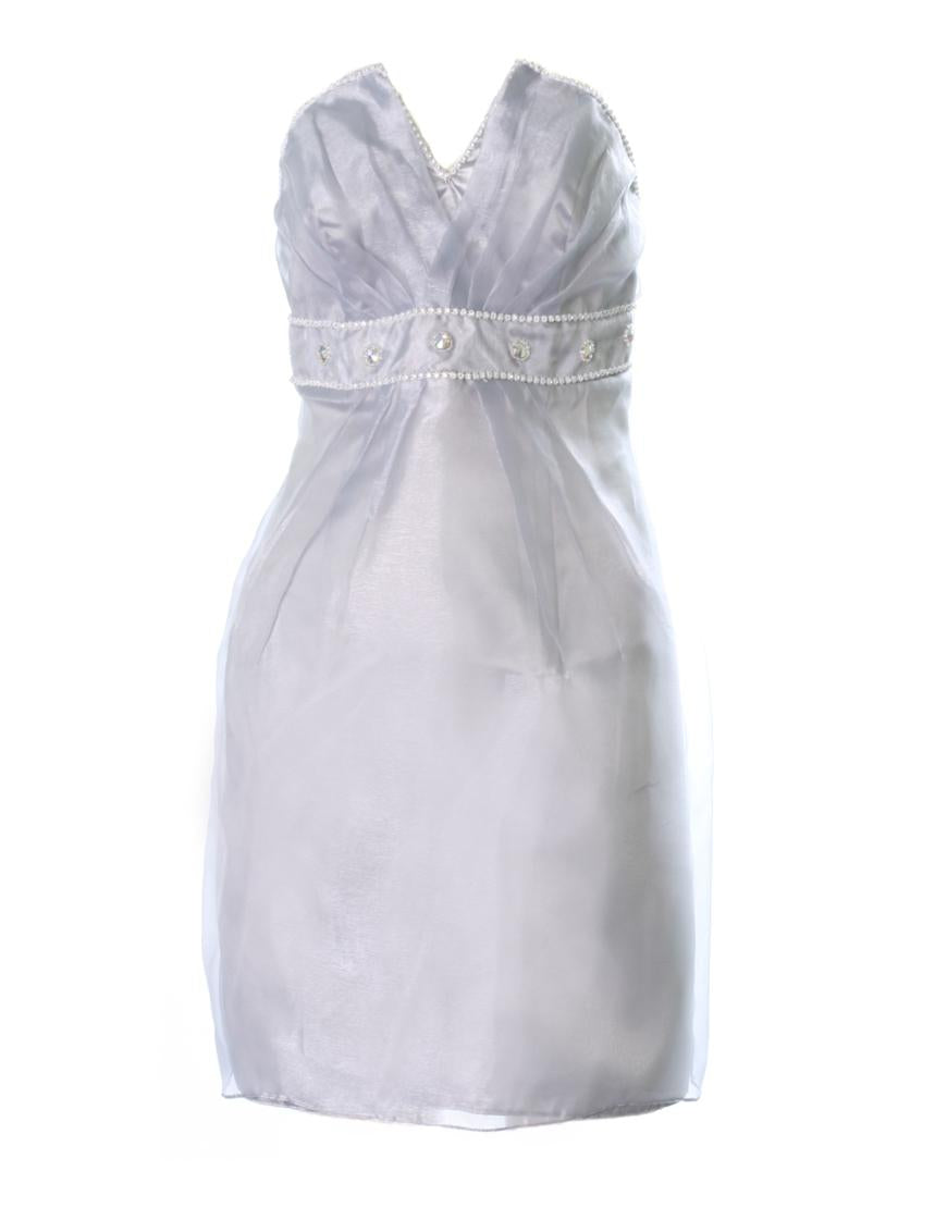 Embellished & draped dress