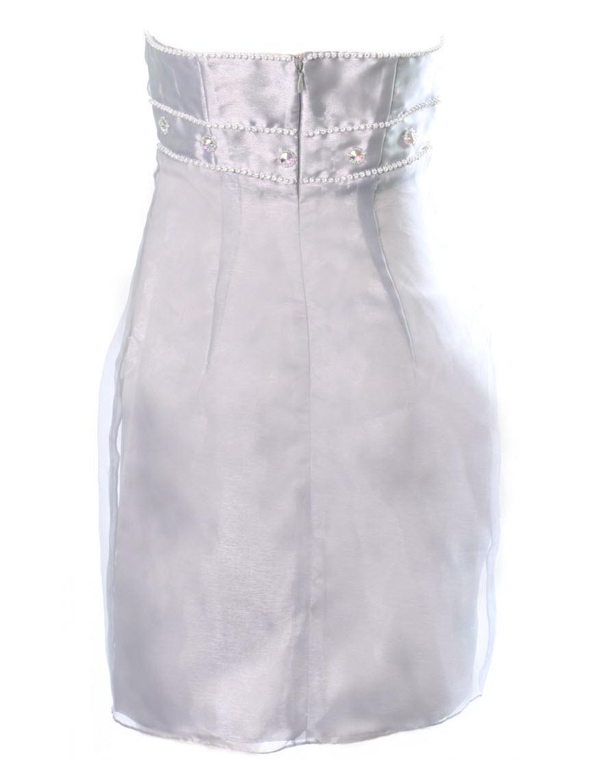 Embellished & draped dress