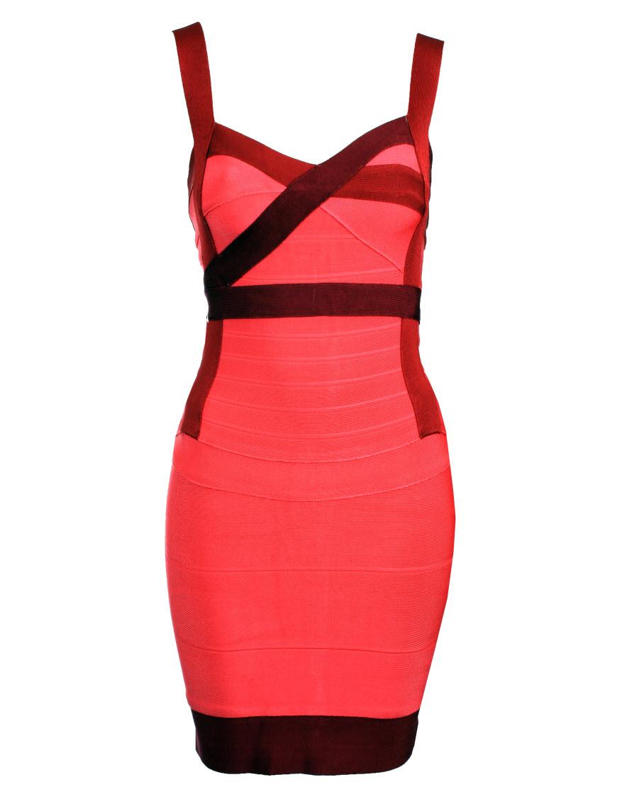 Strappy Criss Cross bandage dress as worn by Lauren Pope