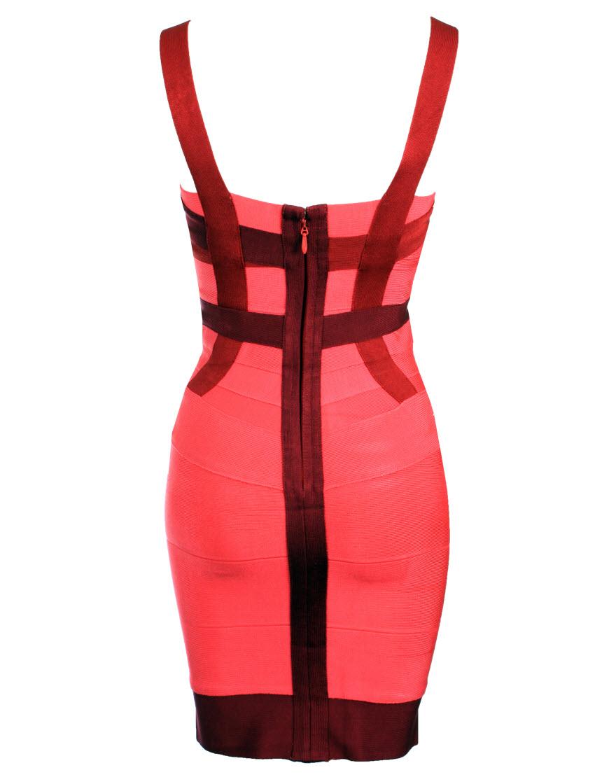 Strappy Criss Cross bandage dress as worn by Lauren Pope