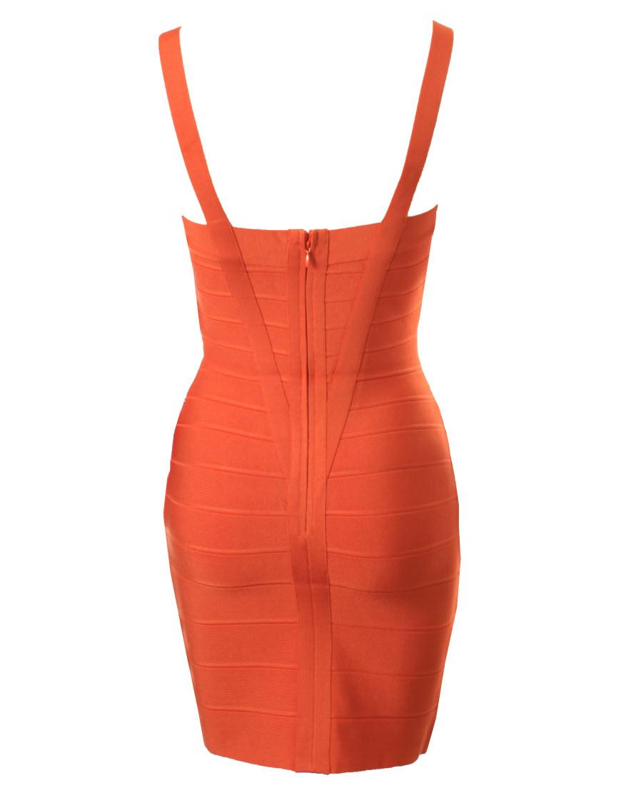 Katy crisscross detail bandage dress