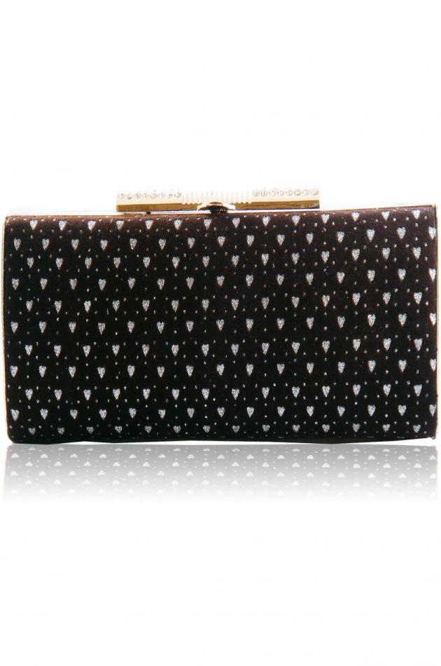 Black Patent Leather Clutch