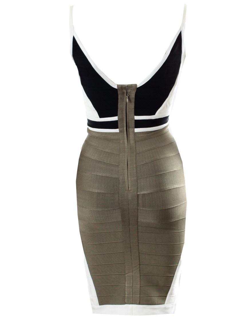 Colour block bandage dress style Sam Faiers
