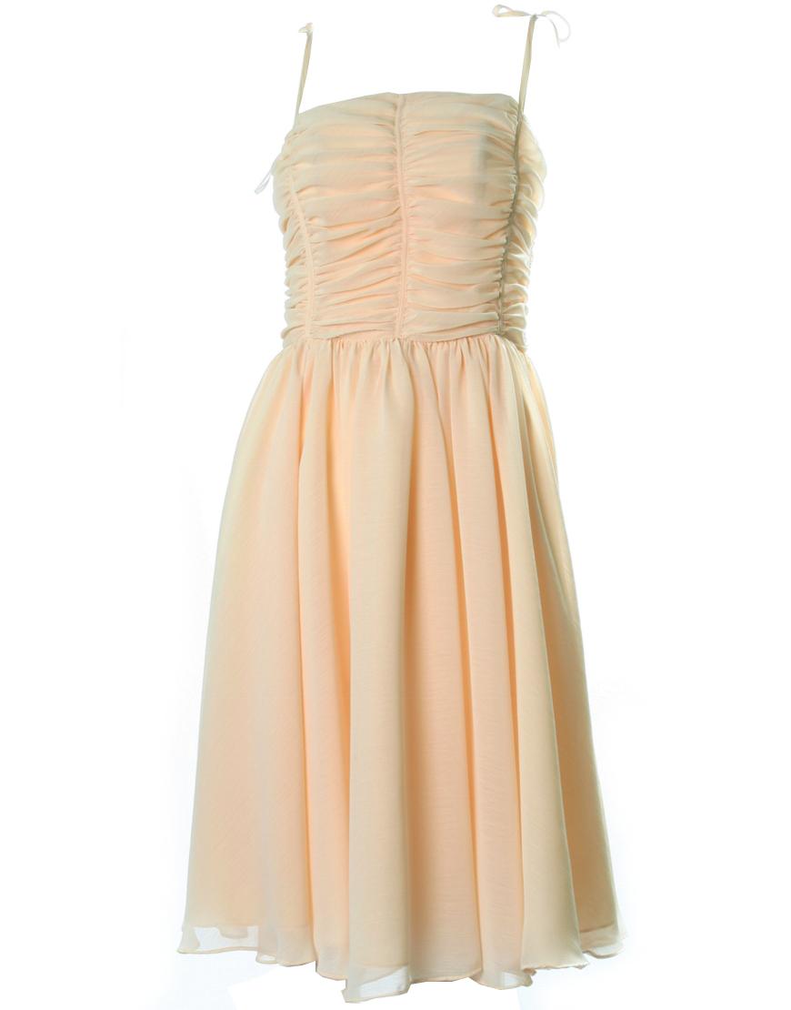 Draped bustier dress