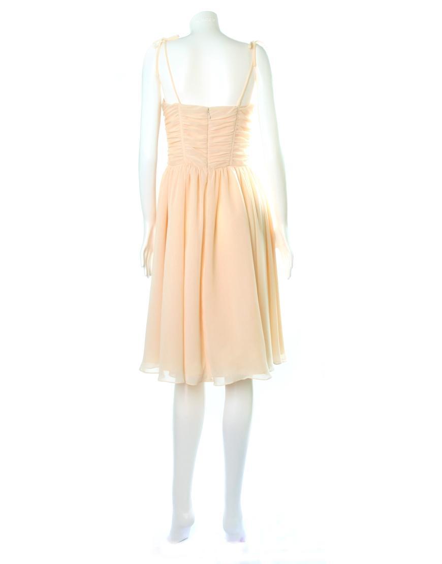 Bustier draped dress