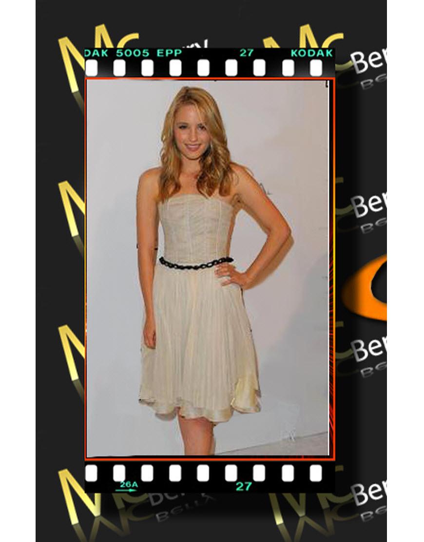 Bustier draped dress