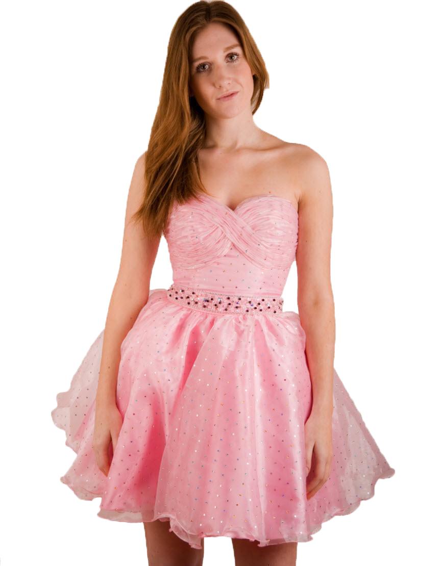 Sequin chiffon bustier drape dress