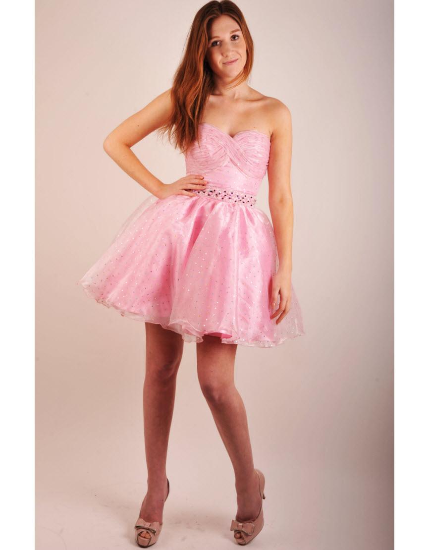 Sequin chiffon bustier drape dress