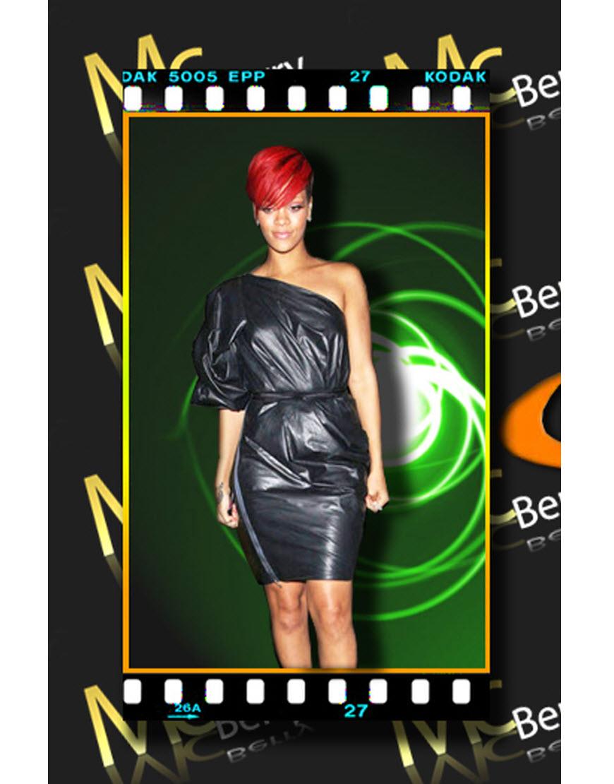 One shoulder draped dress