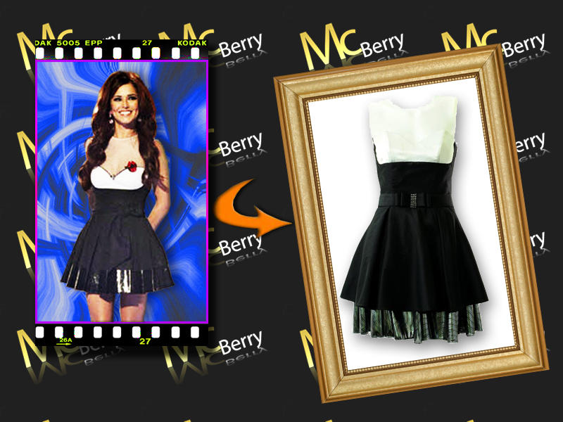 Chiffon panel bustier tiered skirt dress