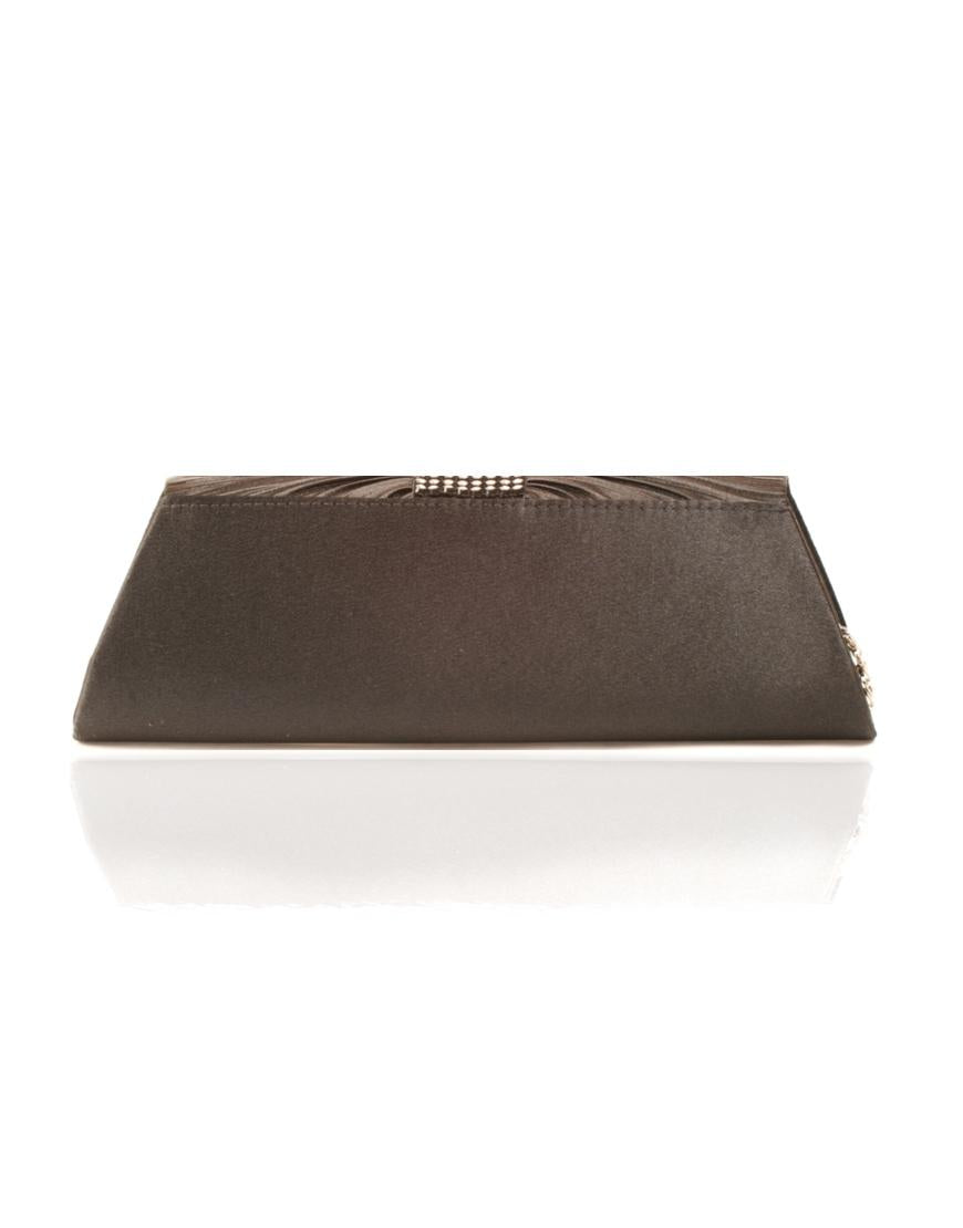 Satin diamante shoulder bag