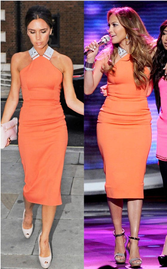 Leather strappy pencil dress as worn by Lucy Mecklenburgh