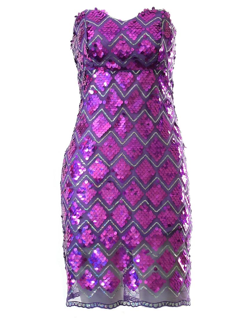 Sequin embellished cocktail dress