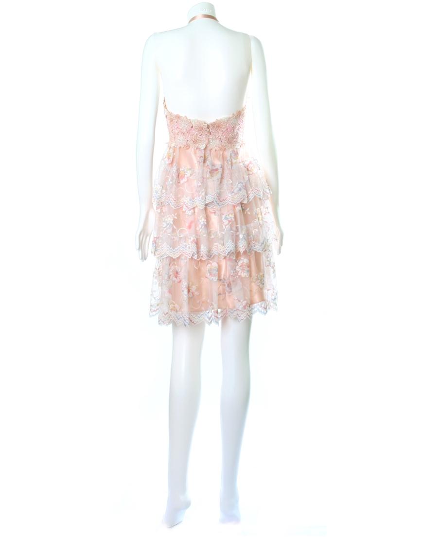 Sweet floral-layered dress