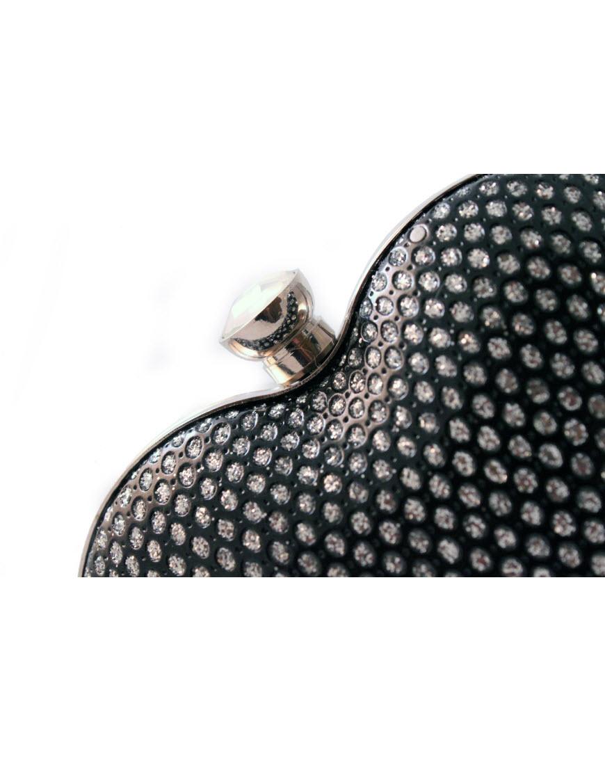 Heart Diamond Pattern Clutch