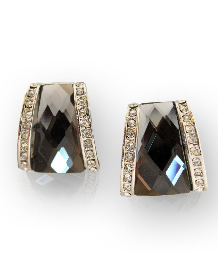 Diamante-embellished earrings