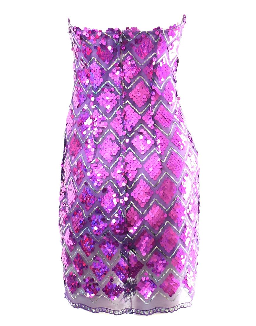 Sequin embellished cocktail dress